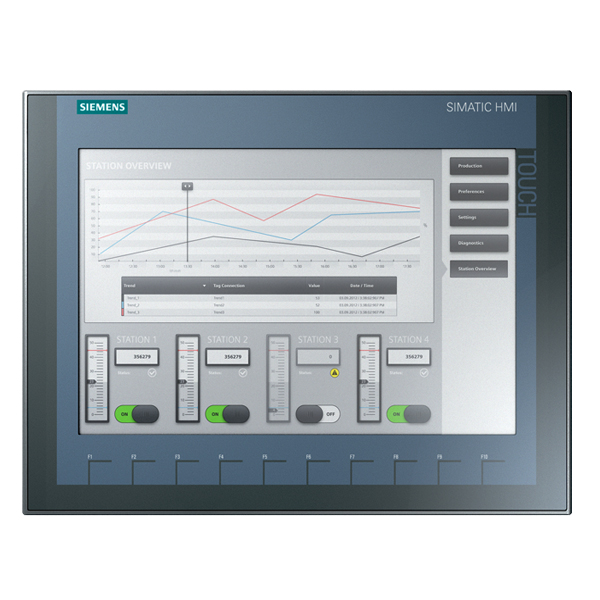 6AV2123-2MA03-0AX0 New Siemens SIMATIC HMI KTP1200 Basic Display Panel